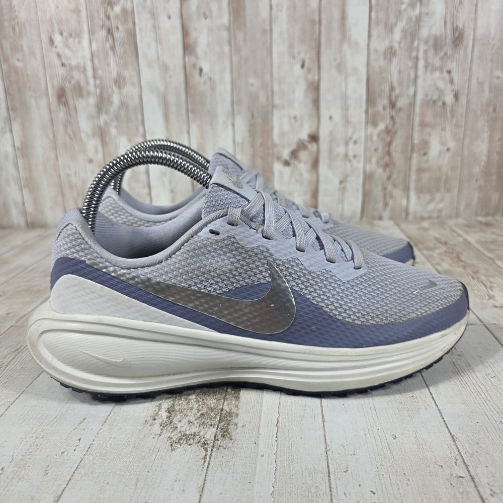 Nike Revolution 7 Womens Running Shoes Grey Purple Silver HJ8485-003 Size 7
